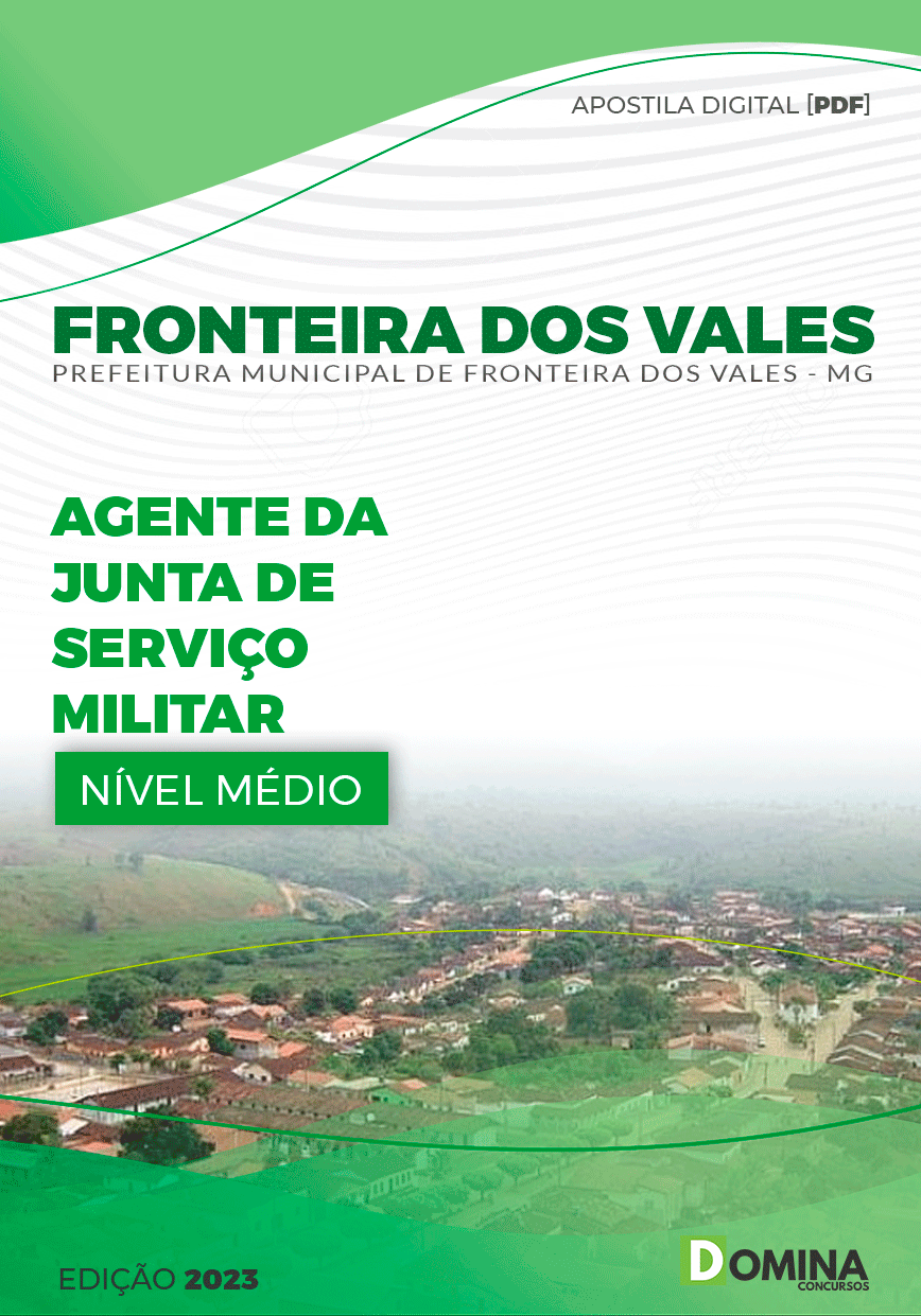 Pref Fronteira dos Vales MG 2024 Agente da Junta Serviço Militar