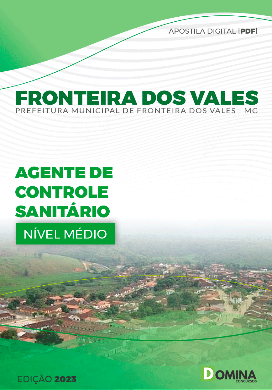 Pref Fronteira dos Vales MG 2024 Agente de Controle Sanitário