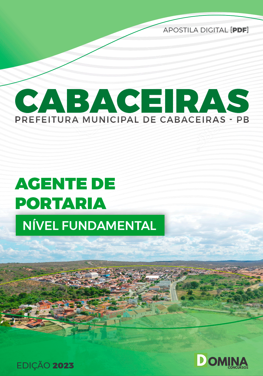 Apostila Pref Cabaceiras PB 2023 Agente de Portaria