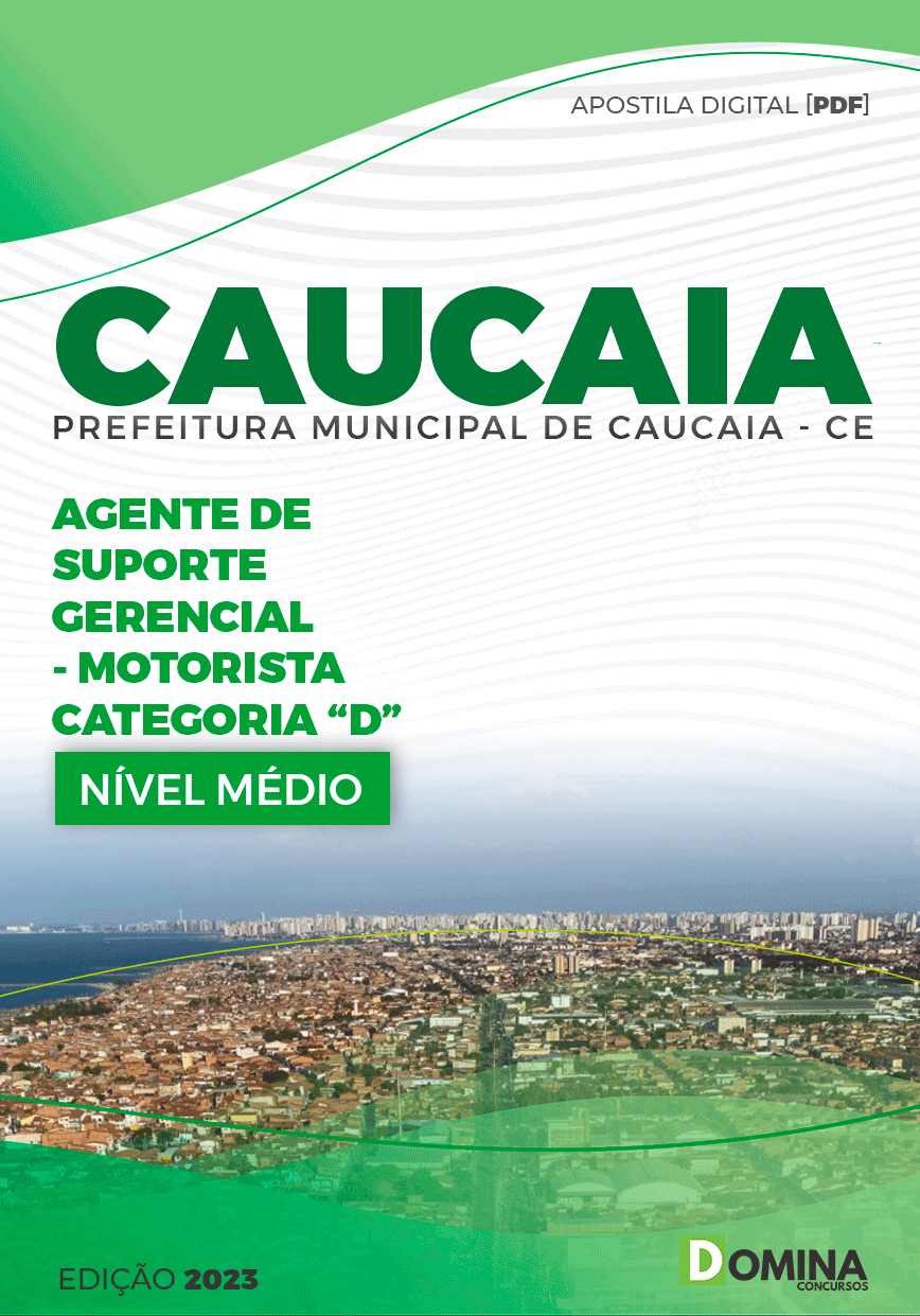 Apostila Pref Caucaia CE 2023 Motorista Categoria D