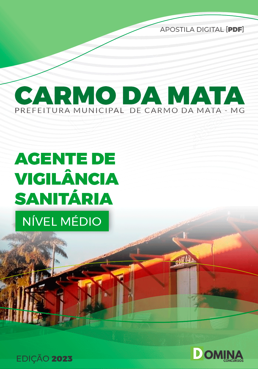 Pref Carmo da Mata MG 2023 Agente de Vigilância Sanitária