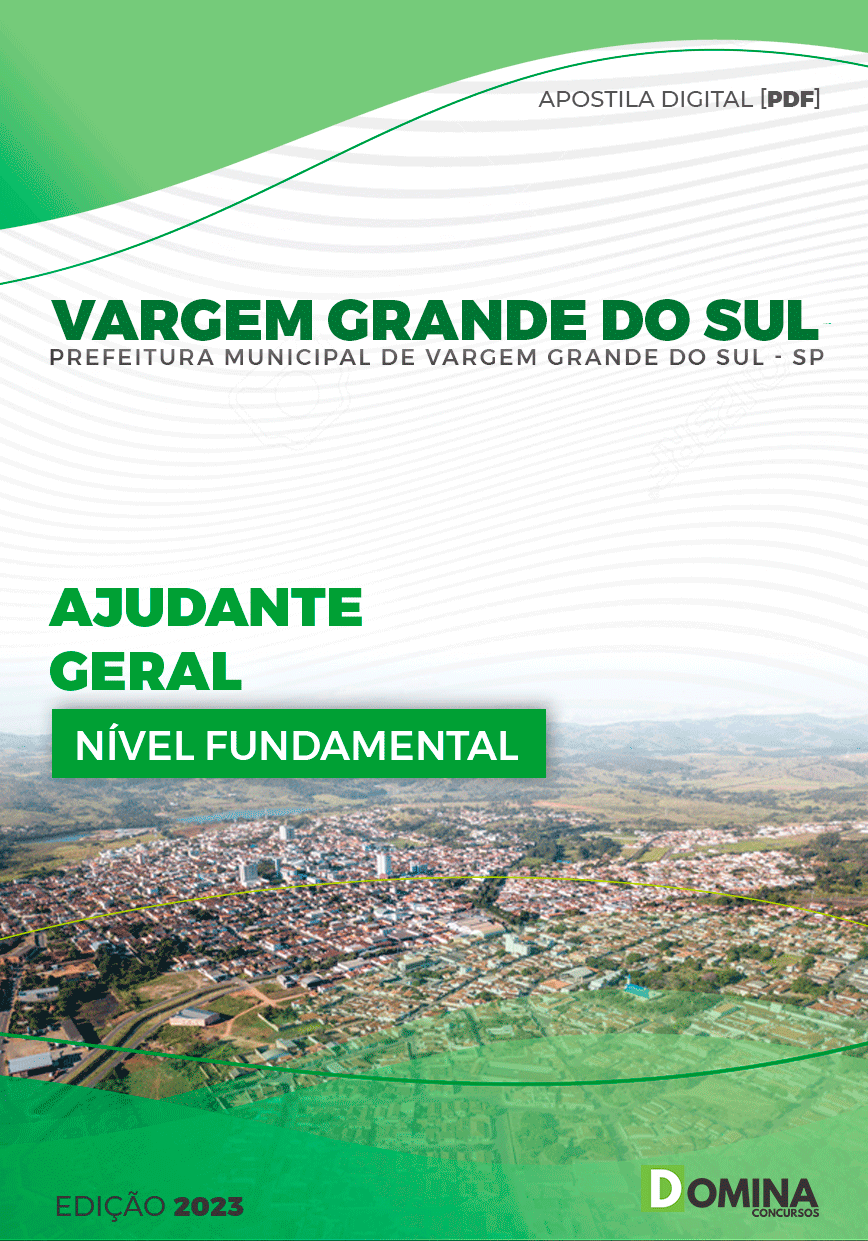 Apostila Pref Vargem Grande do Sul SP 2024 Ajudante Geral