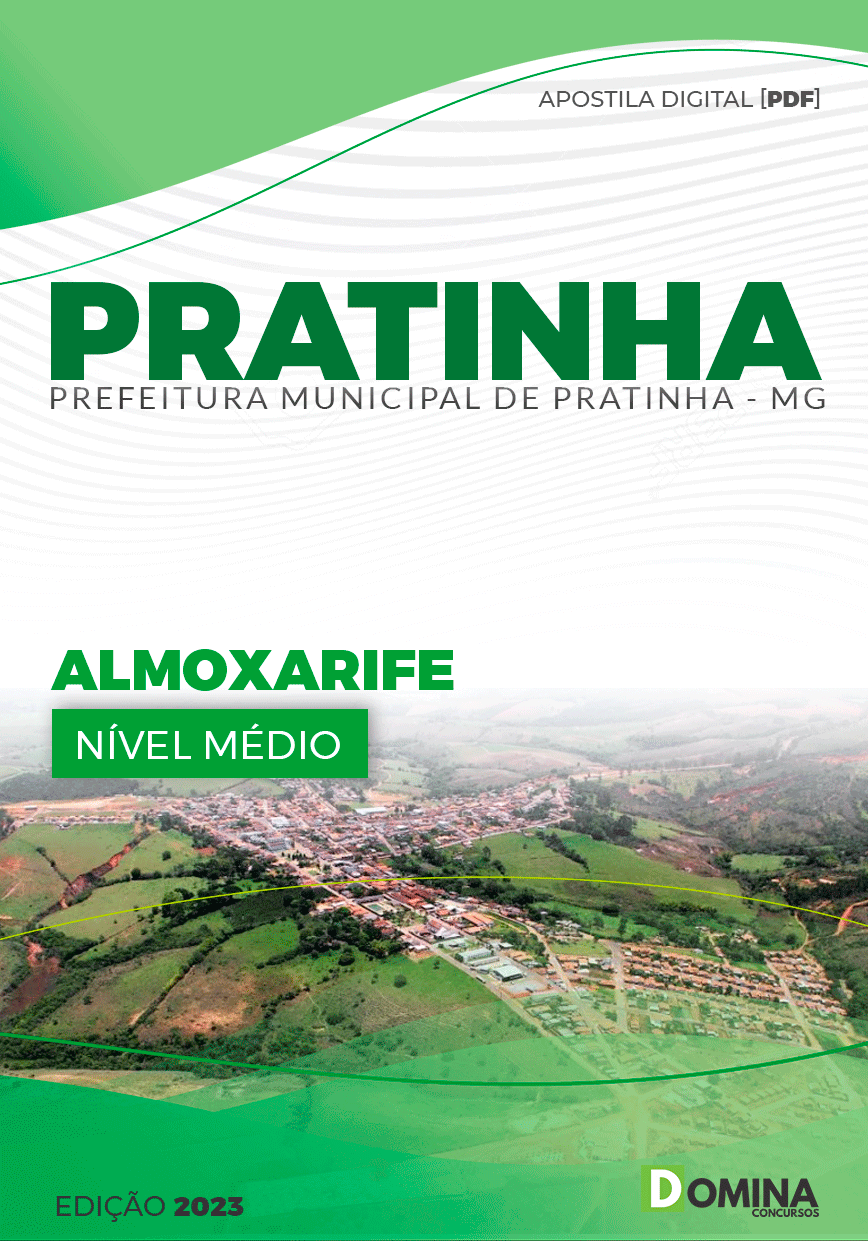 Apostila Concurso Pref Pratinha MG 2023 Almoxarife