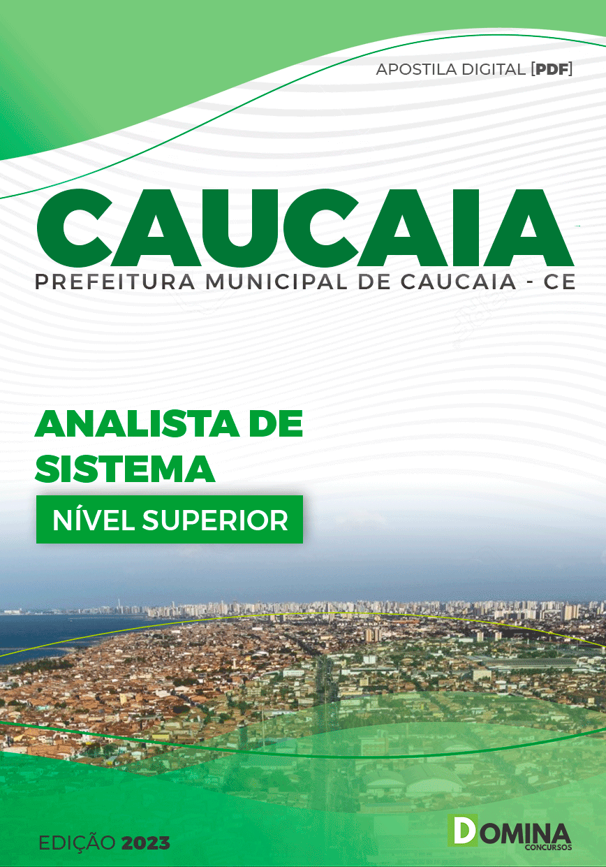 Apostila Pref Caucaia CE 2023 Analista de Sistema