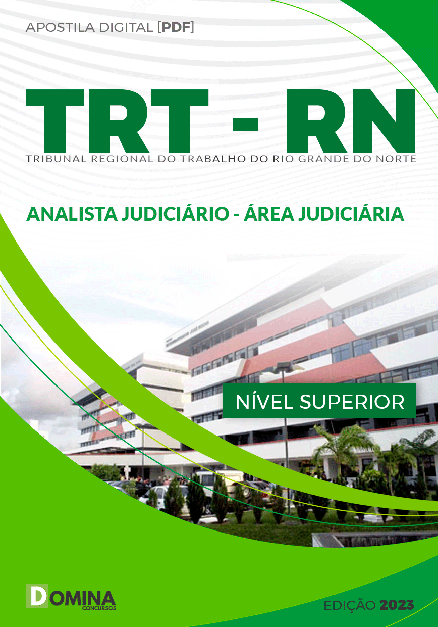 Apostila TRT RN 2023 Analista Judiciário Judiciária