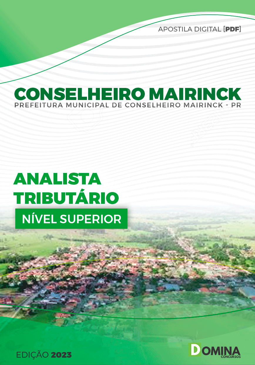 Pref Conselheiro Mairinck PR 2023 Analista de Tributário