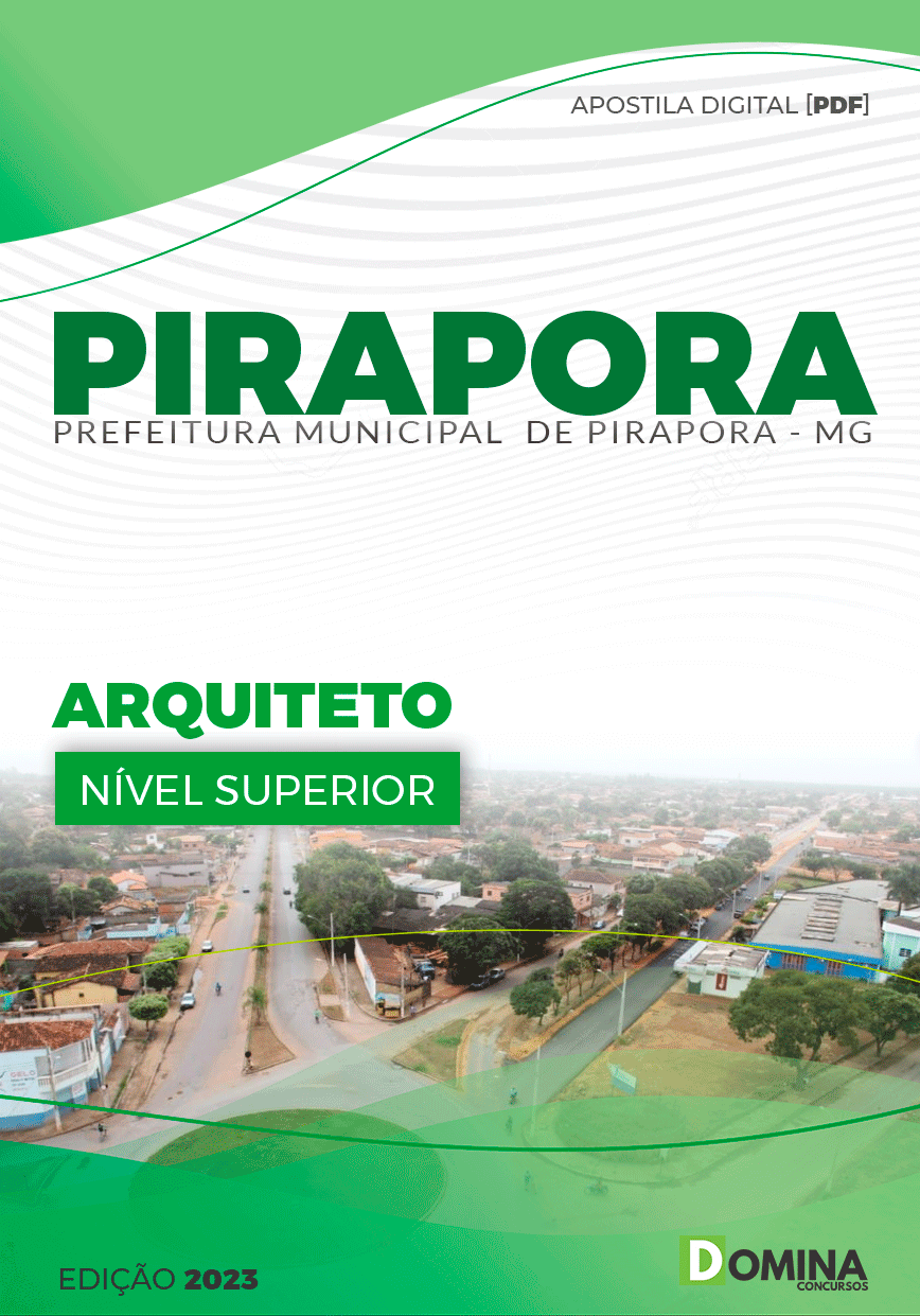 Apostila Pref Pirapora MG 2023 Arquiteto