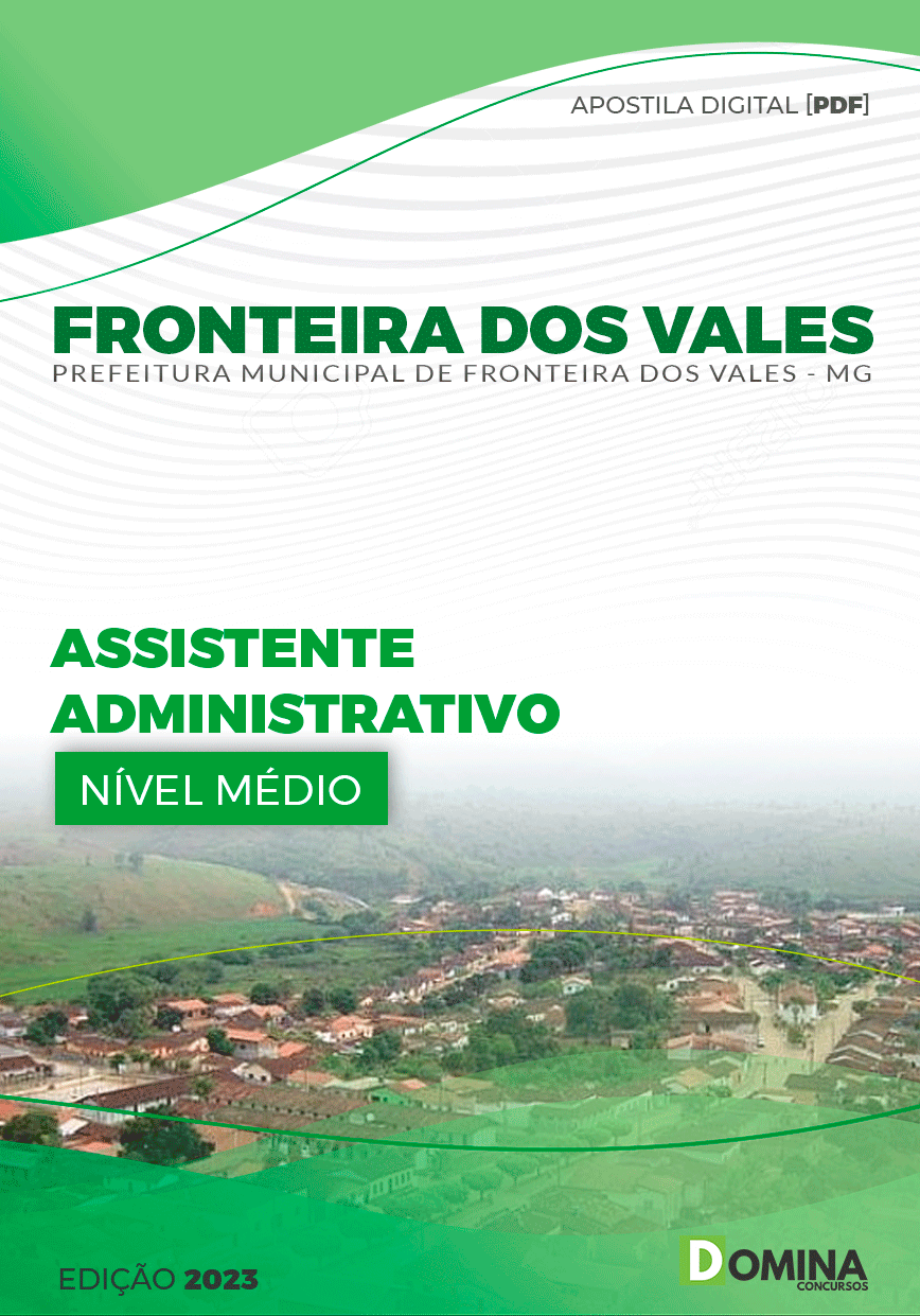 Pref Fronteira dos Vales MG 2024 Assistente Administrativo
