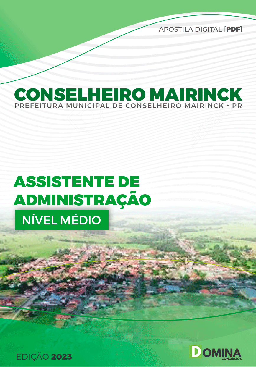 Pref Conselheiro Mairinck PR 2023 Assistente de Administração