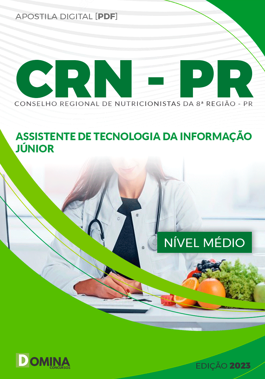 Apostila CRN-8 PR 2024 Assistente Tecnologia Informação