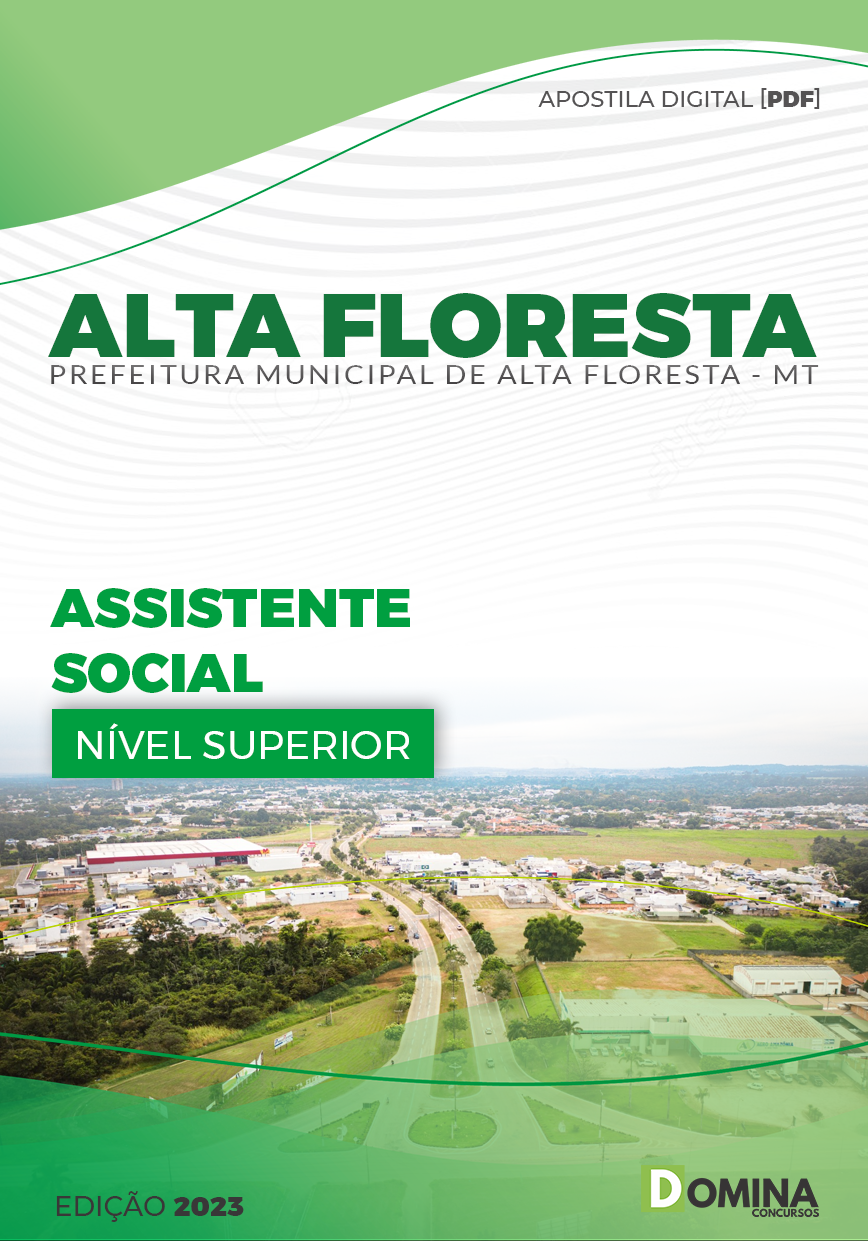 Apostila Concurso Pref Alta Floresta MT 2023 Assistente Social