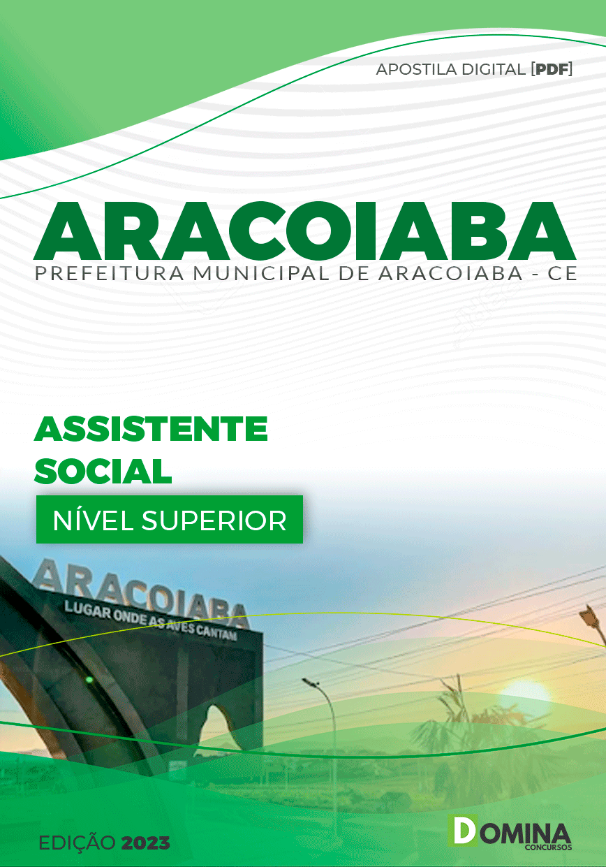 Apostila Pref Aracoiaba CE 2023 Assistente Social