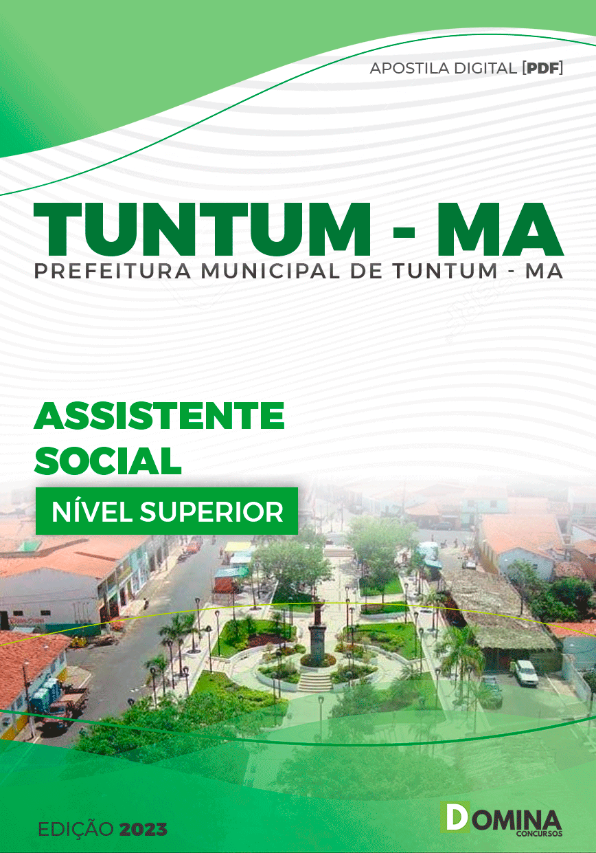 Apostila Concurso Pref Tuntum MA 2024 Assistente Social
