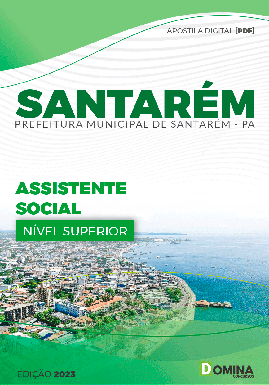 Apostila Pref Santarém PA 2024 Assistente Social Educação
