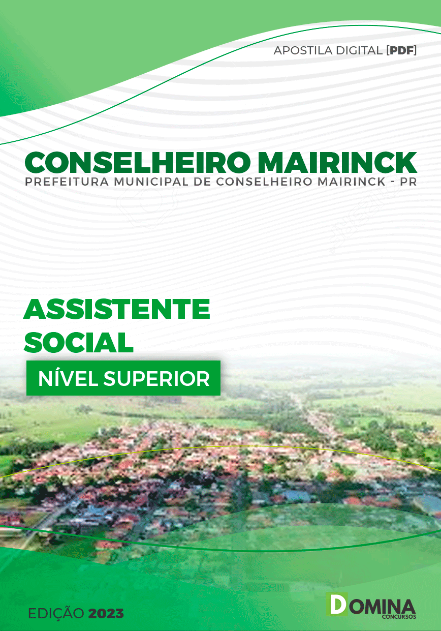 Pref Conselheiro Mairinck PR 2023 Assistente Social