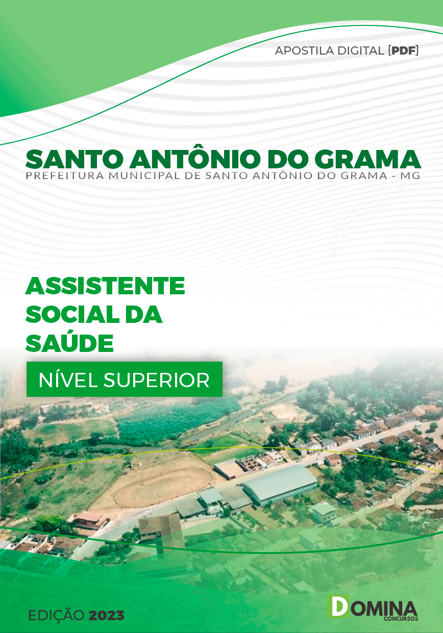 Pref Santo Antônio do Grama MG 2023 Assist Social da Saúde