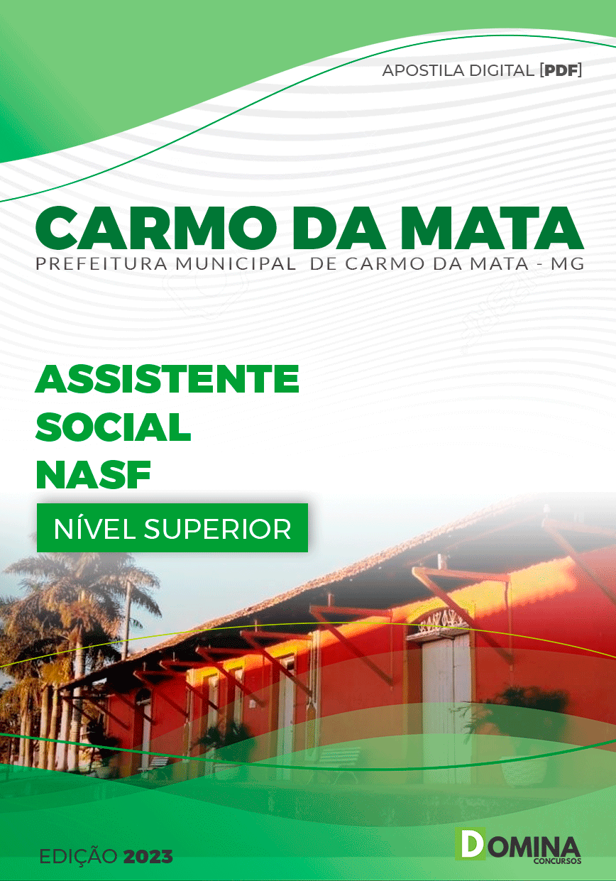 Apostila Pref Carmo da Mata MG 2023 Assistente Social NASF