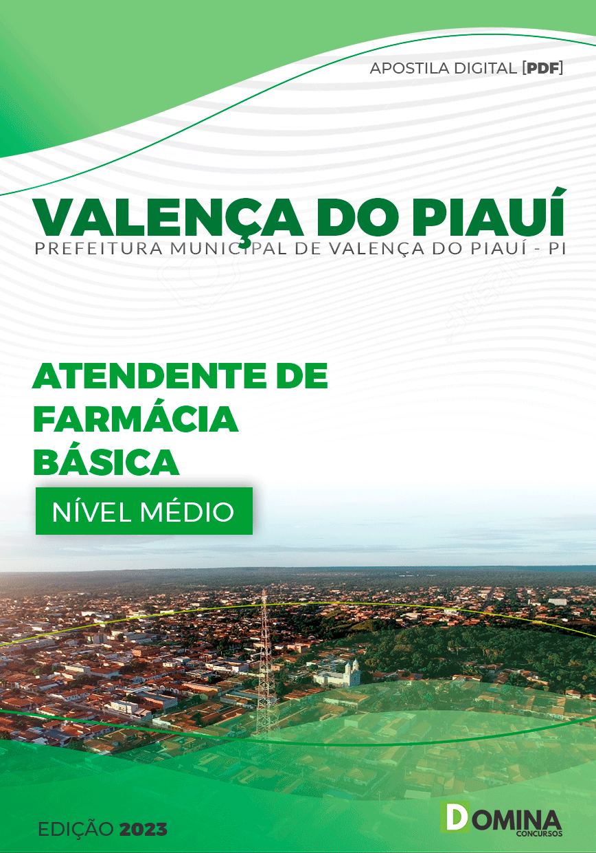 Apostila Concurso Pref Valença PI 2023 Atendente Farmácia Básica