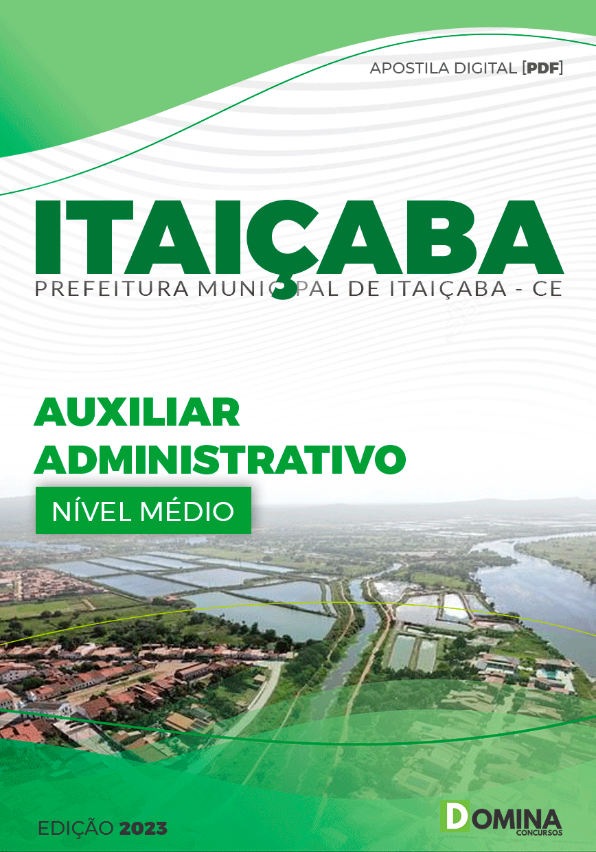 Apostila Concurso Pref Itaiçaba CE 2023 Auxiliar Administrativo