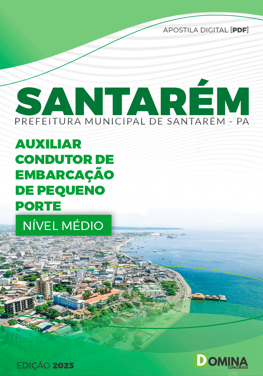 Apostila Pref Santarém PA 2024 Condutor Embarcação Pequeno Porte