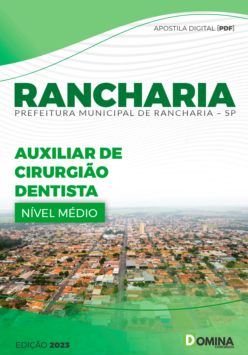 Apostila Pref Rancharia SP 2023 Cirurgião Dentista