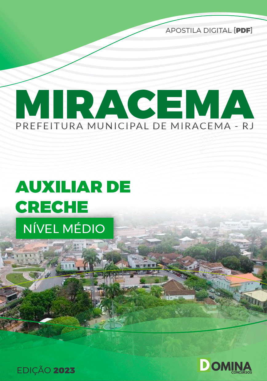 Apostila Pref Miracema RJ 2023 Auxiliar de Creche