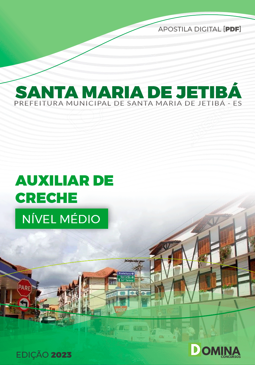 Apostila Pref Santa Maria de Jetibá ES 2024 Auxiliar Creche