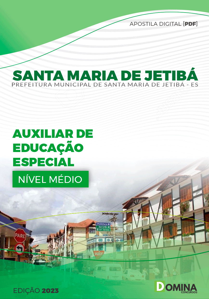 Apostila Pref Santa Maria de Jetibá ES 2024 Auxiliar Educação Especial