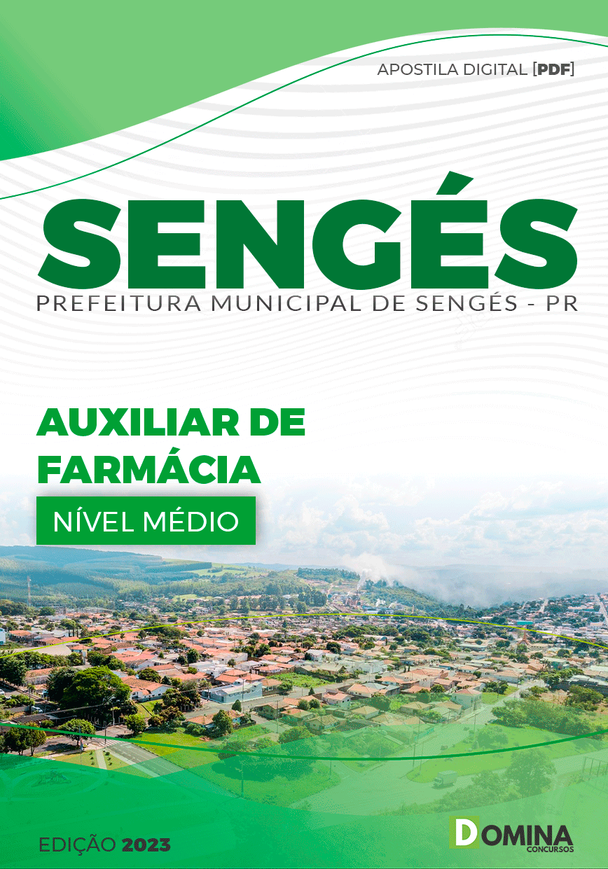 Apostila Concurso Pref Sengés PR 2023 Auxiliar Farmácia
