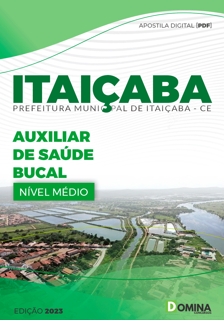 Apostila Concurso Pref Itaiçaba CE 2023 Auxiliar Saúde Bucal
