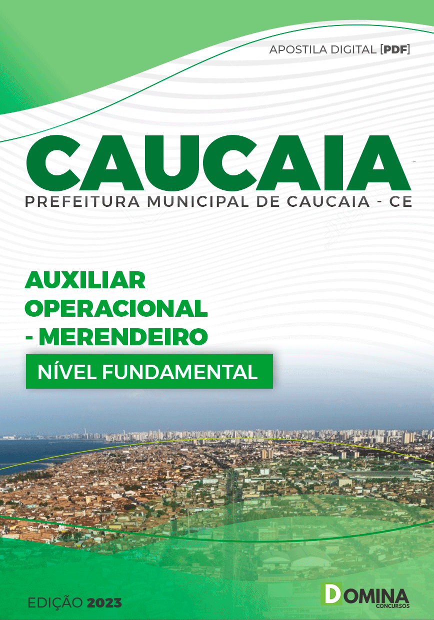 Apostila Pref Caucaia CE 2023 Merendeiro