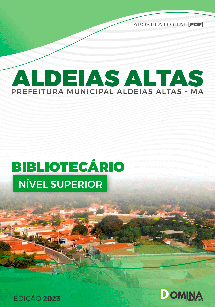 Apostila Pref Aldeias Altas MA 2023 Bibliotecário