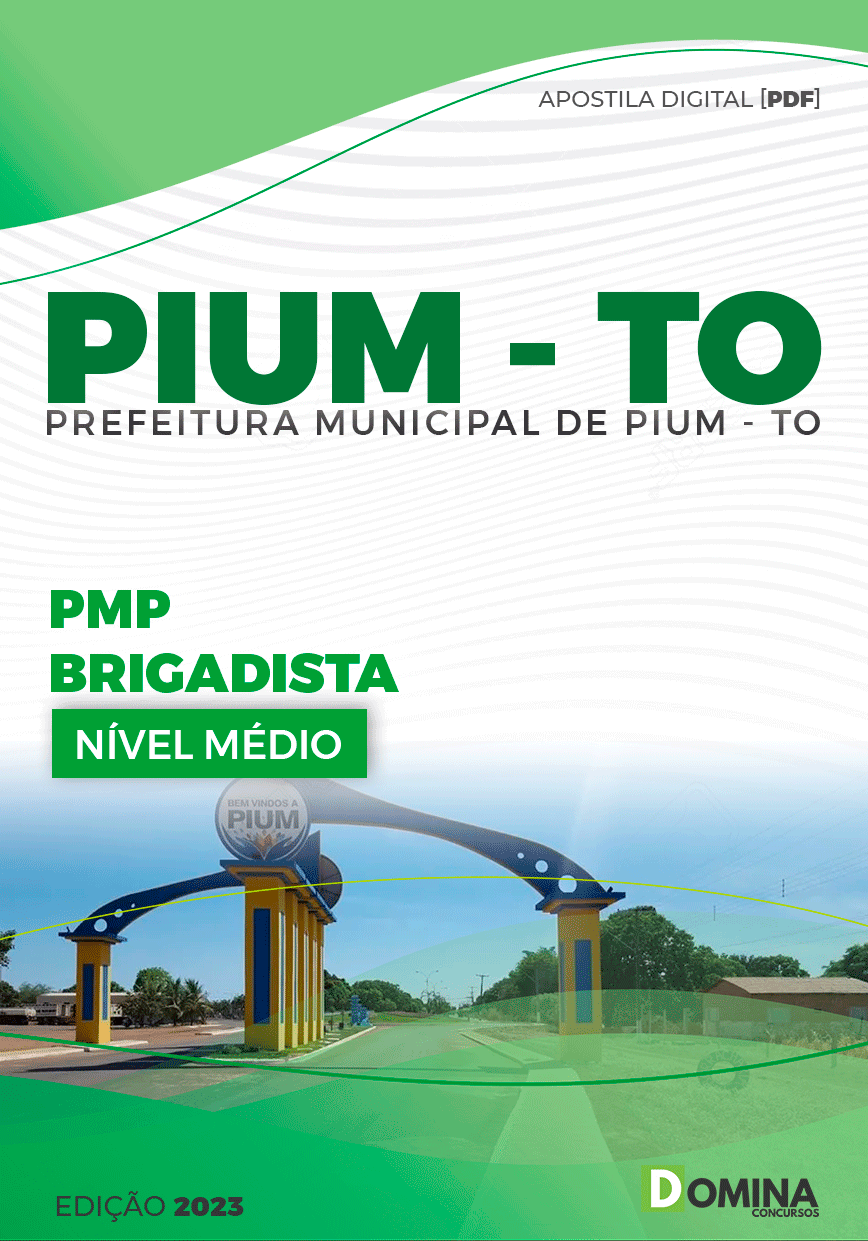 Apostila Concurso Pref Pium TO 2023 Brigadista