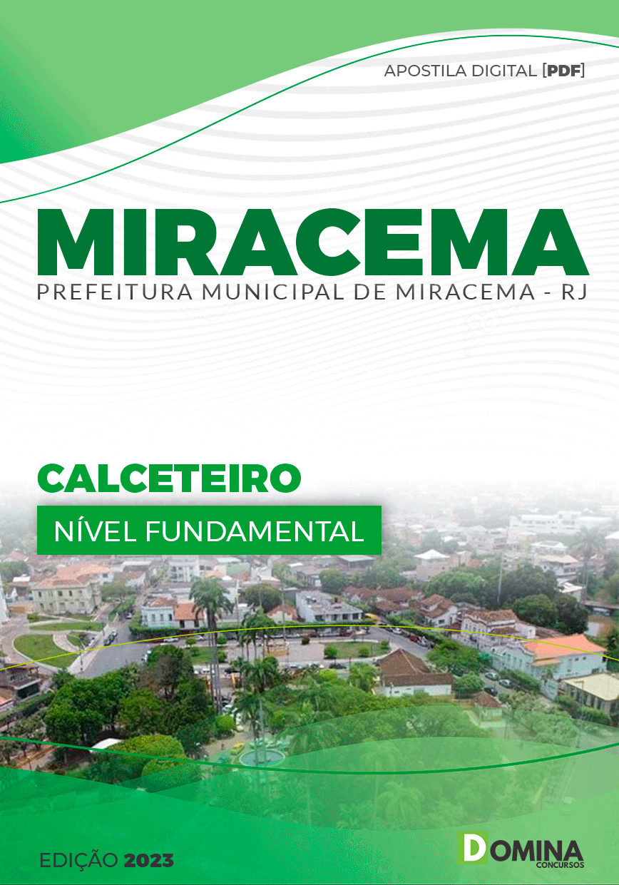 Apostila Pref Miracema RJ 2023 Calceteiro