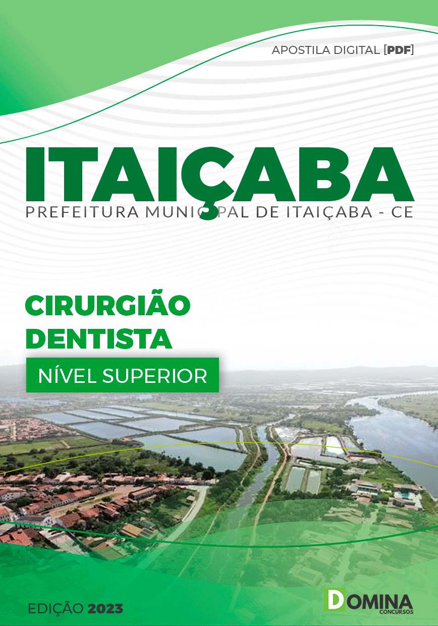 Apostila Concurso Pref Itaiçaba CE 2023 Cirurgião Dentista