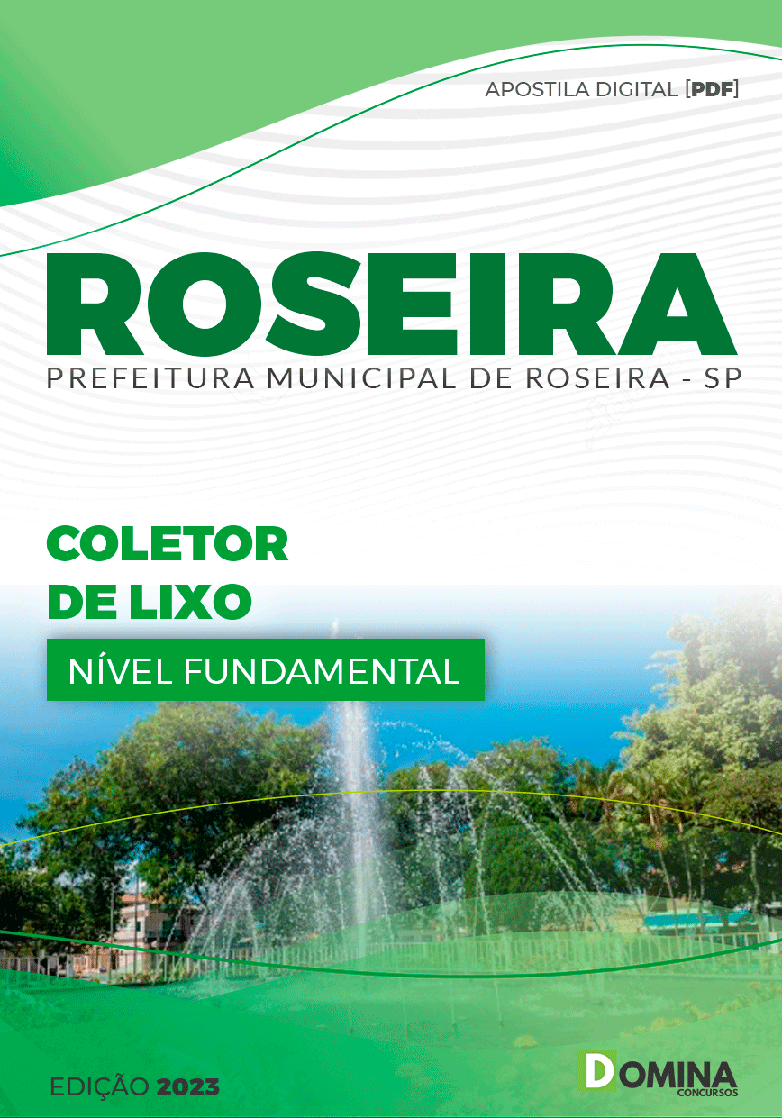 Apostila Concurso Pref Roseira SP 2023 Coletor lixo