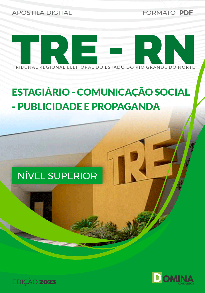 Apostila TRE RN 2023 Comunicação Social Publicidade Propaganda