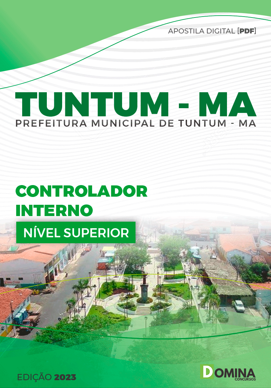 Apostila Concurso Pref Tuntum MA 2024 Controlador Interno