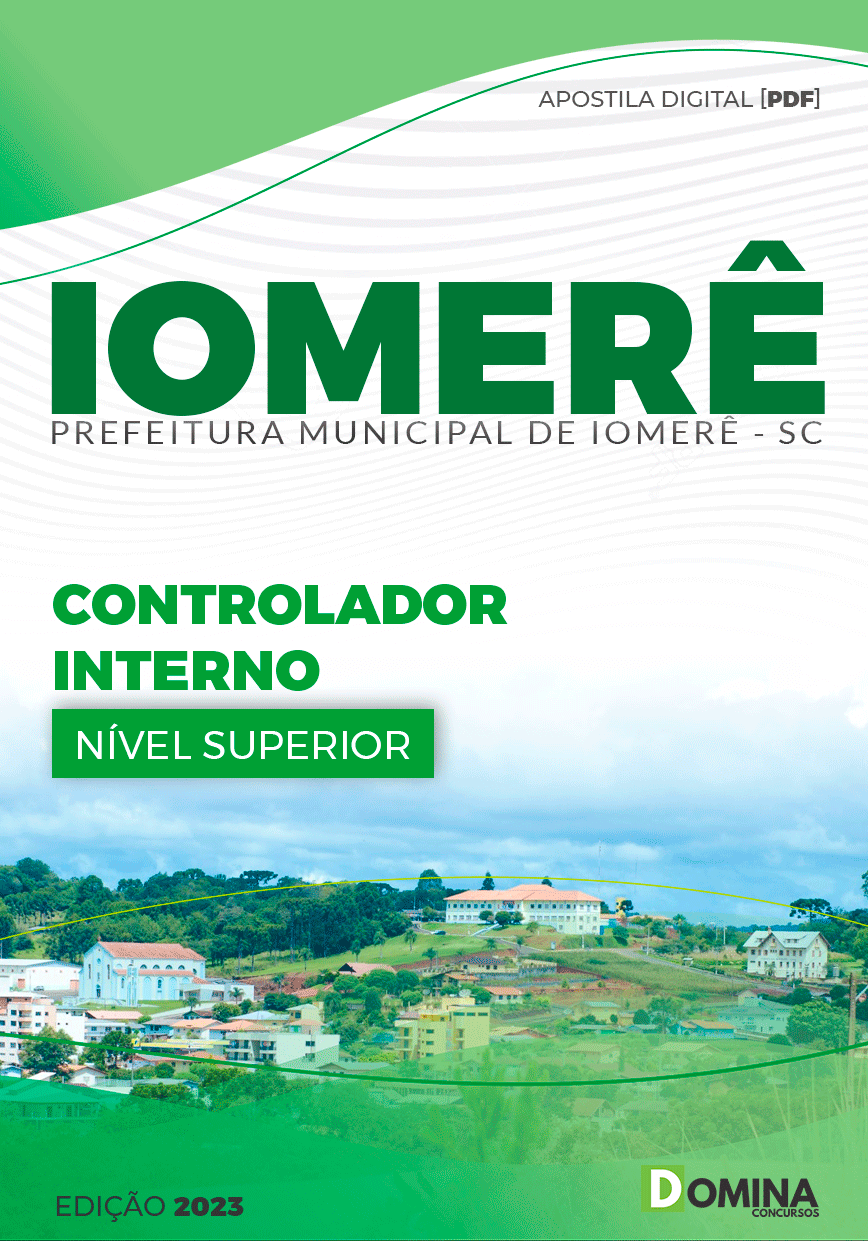 Apostila Pref Iomerê SC 2023 Controlador Interno