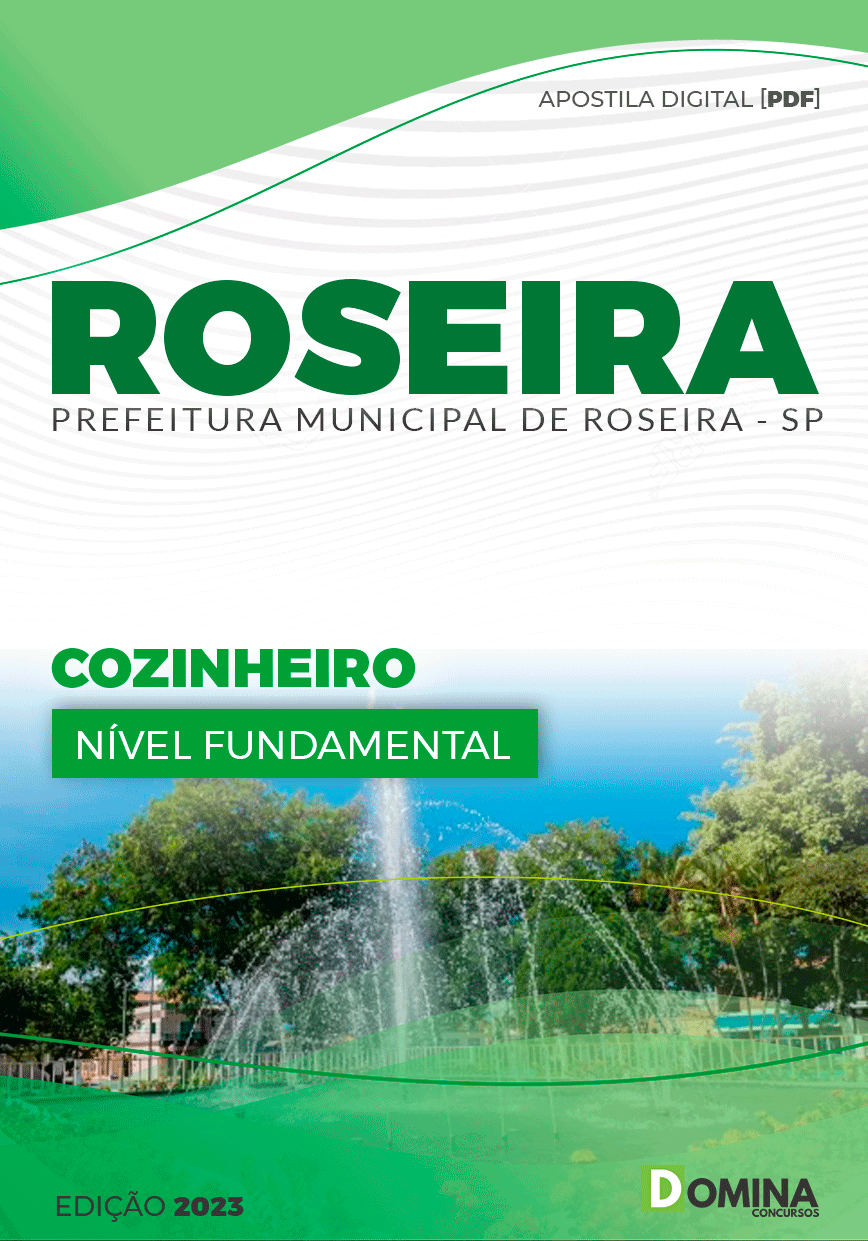 Apostila Concurso Pref Roseira SP 2023 Cozinheiro