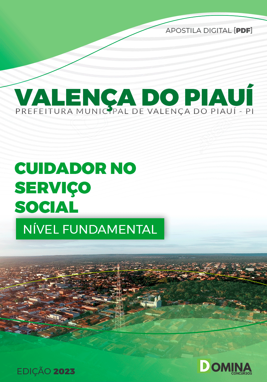 Apostila Concurso Pref Valença PI 2023 Cuidador Serviço Social