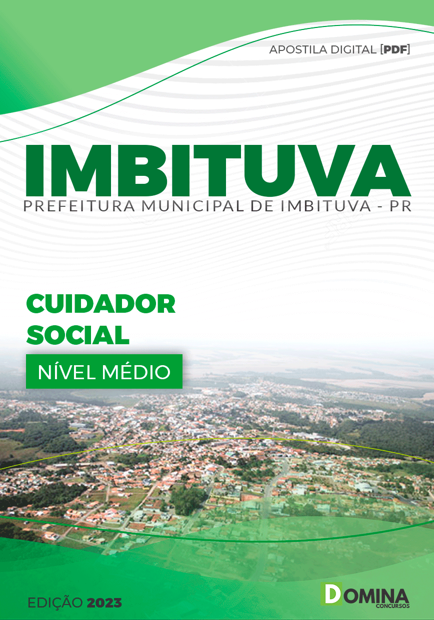 Apostila Prefeitura Imbituva PR 2023 Cuidador Social