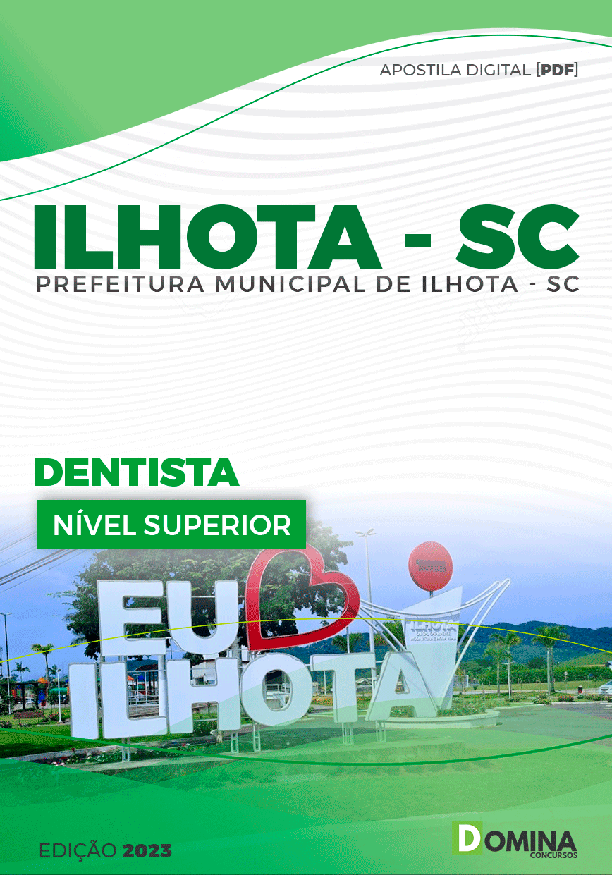 Apostila Pref Ilhota SC 2023 Dentista