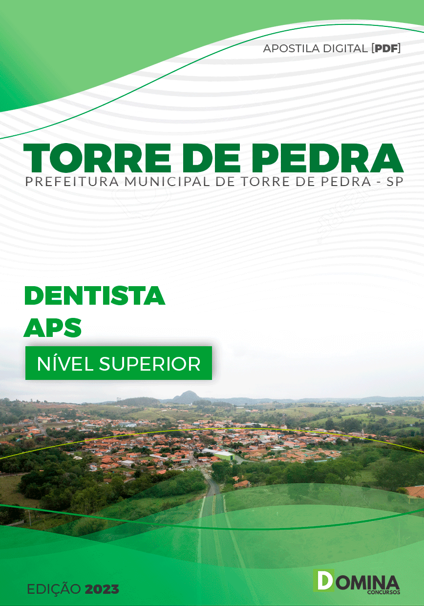 Apostila Pref Torre de Pedra SP 2023 Dentista APS
