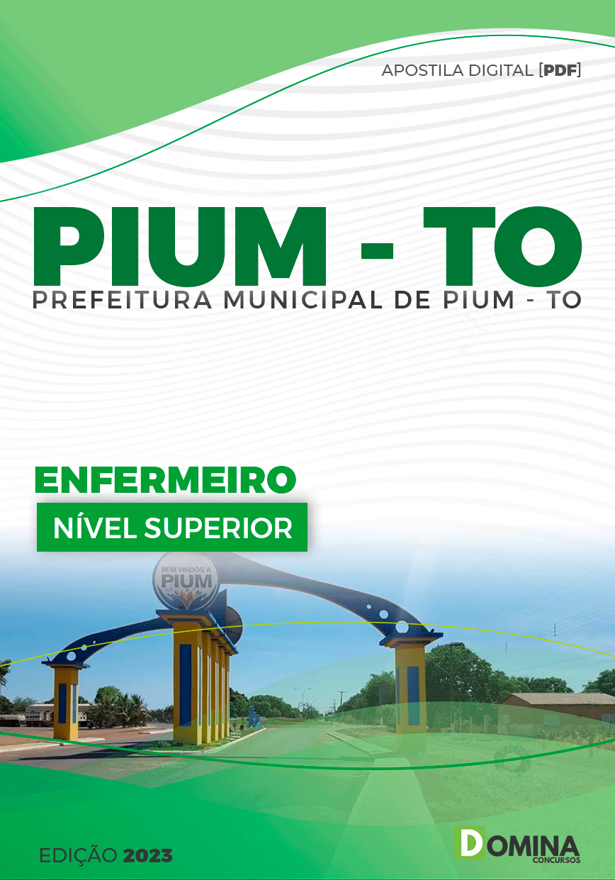 Apostila Concurso Pref Pium TO 2023 Enfermeiro