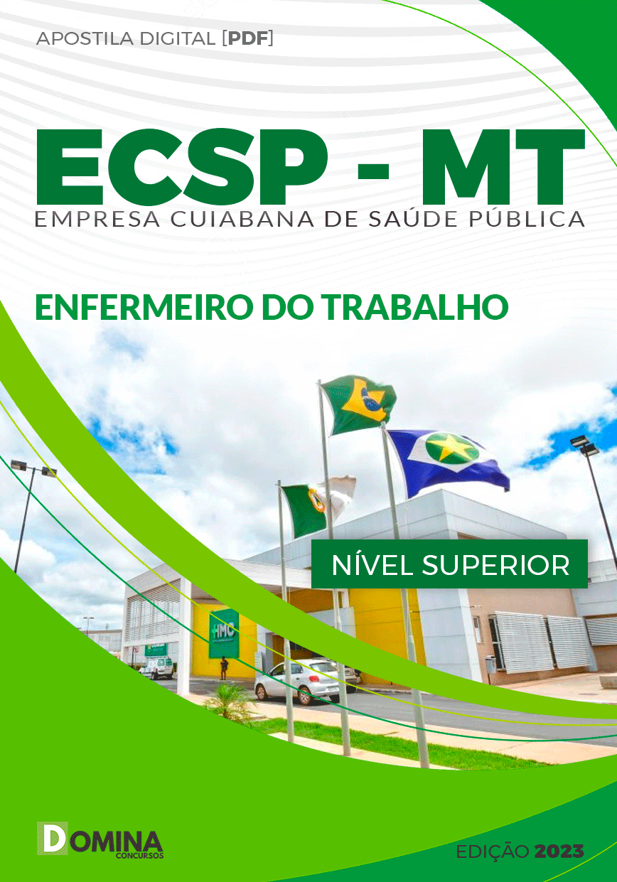 Apostila Concurso ECSP MT 2023 Enfermeiro Trabalho