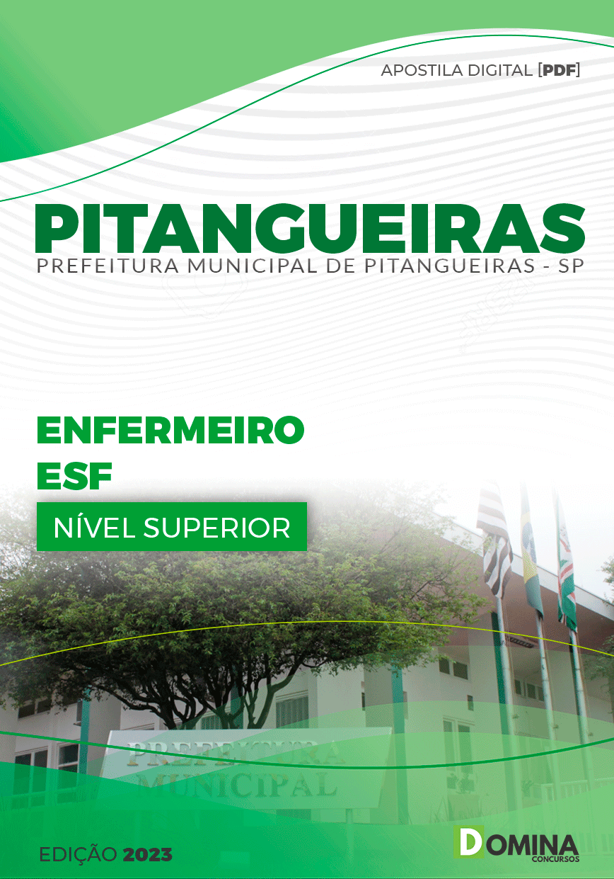 Apostila Concurso Pref Pitangueiras SP 2024 Enfermeiro ESF