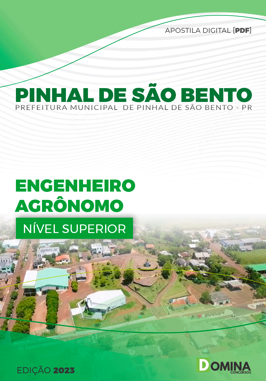 Apostila Pref Pinhal de São Bento PR 2023 Engenheiro Agrônomo