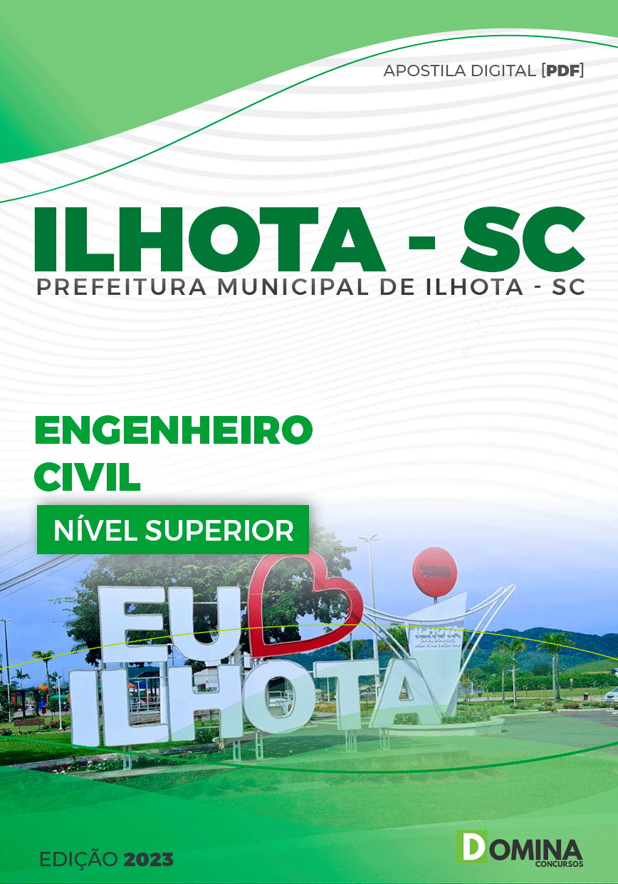 Apostila Pref Ilhota SC 2023 Engenheiro Civil