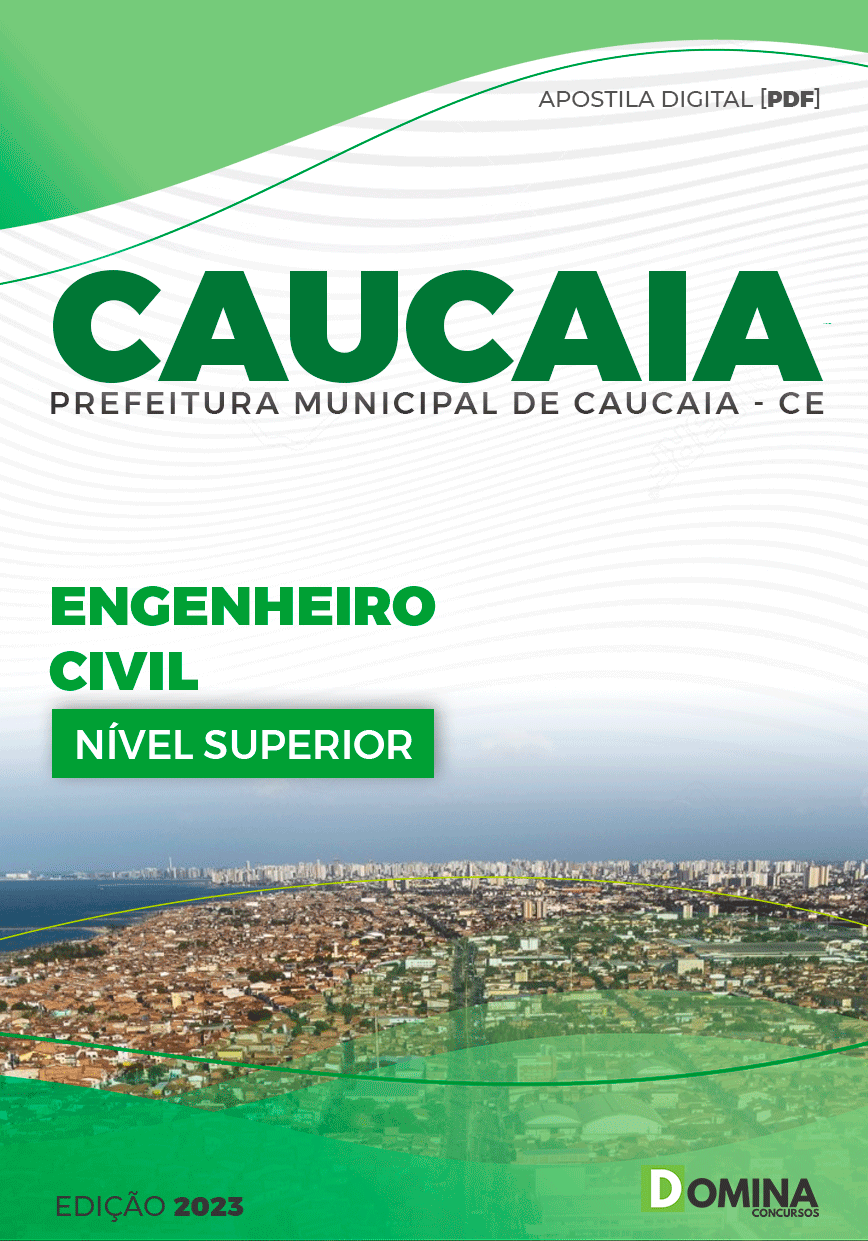 Apostila Pref Caucaia CE 2023 Engenheiro Civil